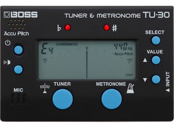 <b>BOSS TU-30 Afinador Metronomo Cromático guitarra elétrica, baixo, ukulele BEST-SELLER</b> <b>BOSS TU-30 Afinador Metronomo Cromático guitarra elétrica, baixo, ukulele BEST-SELLER</b>